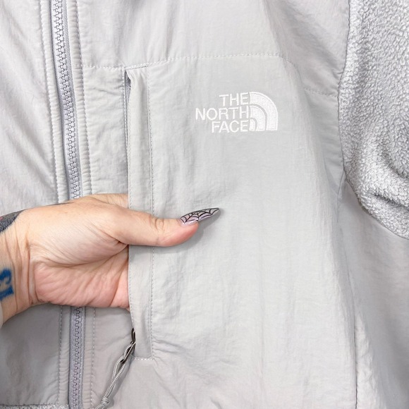 The North Face Denalie Fleece Jacket Size XL Lightweight Gray Full Zip Utility - Picture 13 of 16